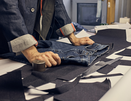 Custom denim manufacturing